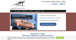 Desktop Screenshot of ede-slotenmaker.nl